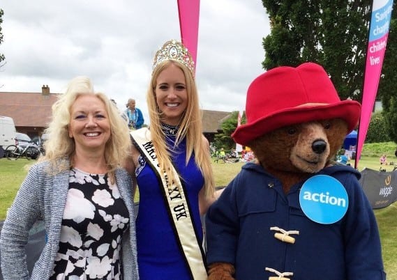 Mrs Galaxy UK – Tanya Collins, was a special guest at a charity bike ride in aid of Action for Medical Research!
