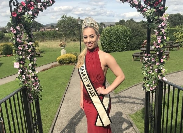 Miss Galaxy Wales, Lauren Parkinson, was a special guest at a beauty pageant!
