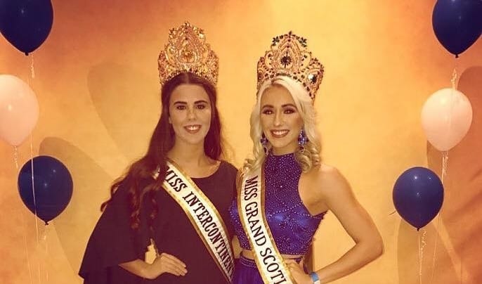 Miss Grand Scotland & Miss Intercontinental Scotland, Amy & Natalie, were special guests at a charity pageant!