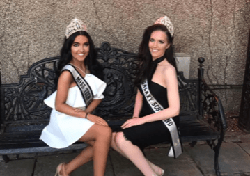 Miss & Miss Teen Galaxy Scotland, Chloe Lake & Jazmine Nichol, were special guests at a charity ball!