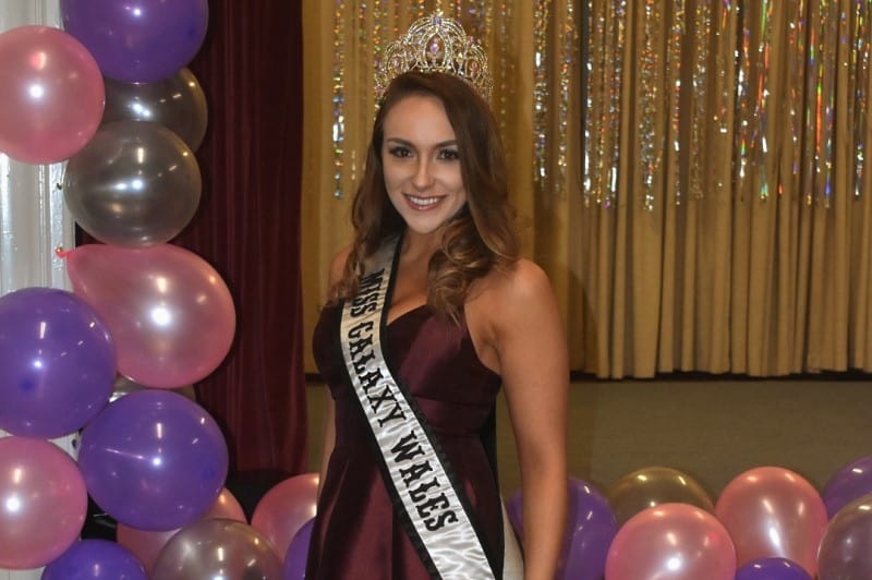 Miss Galaxy Wales, Emma Davies, was invited to judge a charity pageant in aid of The Christie!