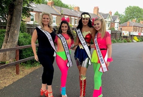Ms Galaxy UK, Rebecca Everson, organised an 80’s night in aid of Zoe’s Place Baby Hospice!