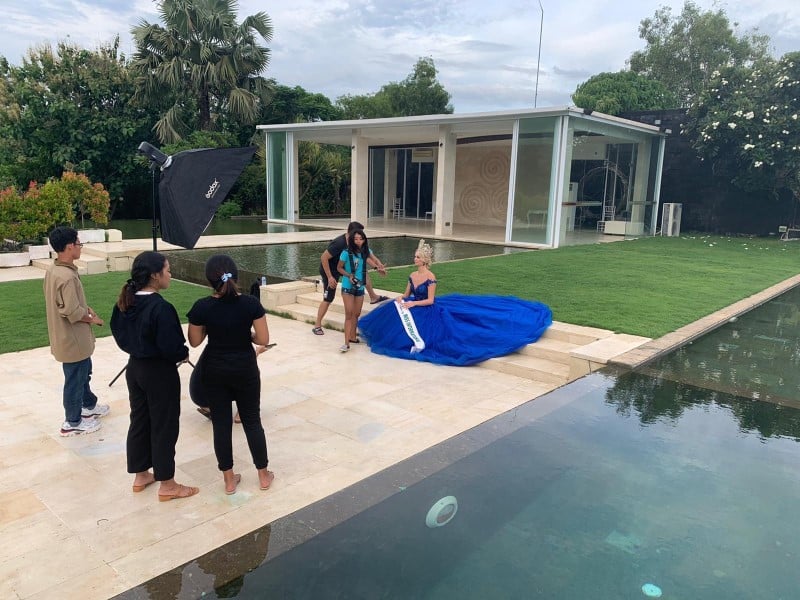 Behind the scenes of Miss International UK’s photoshoot in Bali!
