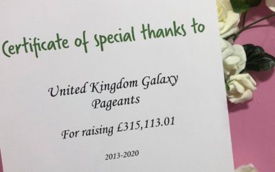 The UK Galaxy Pageants have raised over £300,000 for The Christie!