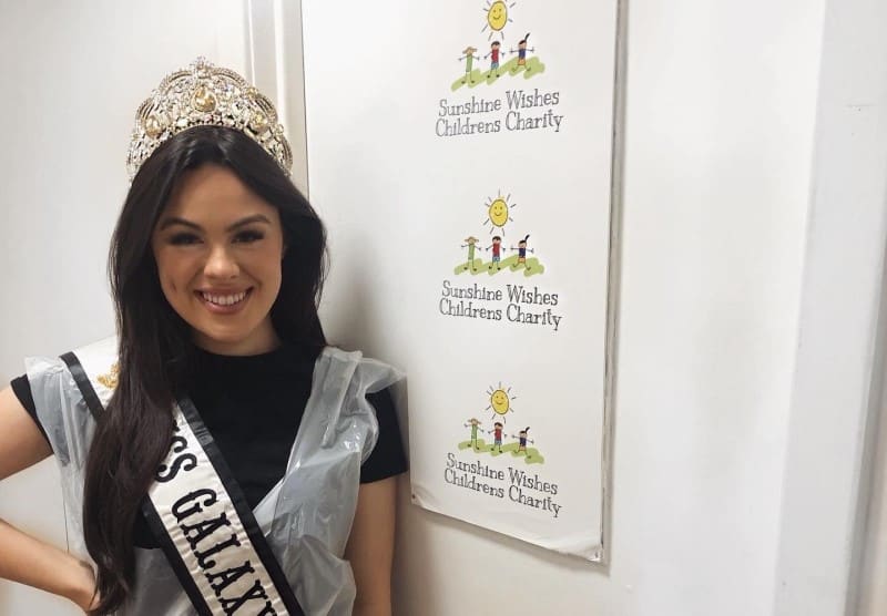 Miss Galaxy – UK, Olivia McPike, has been busy working with the Sunshine Wishes Children’s Charity!
