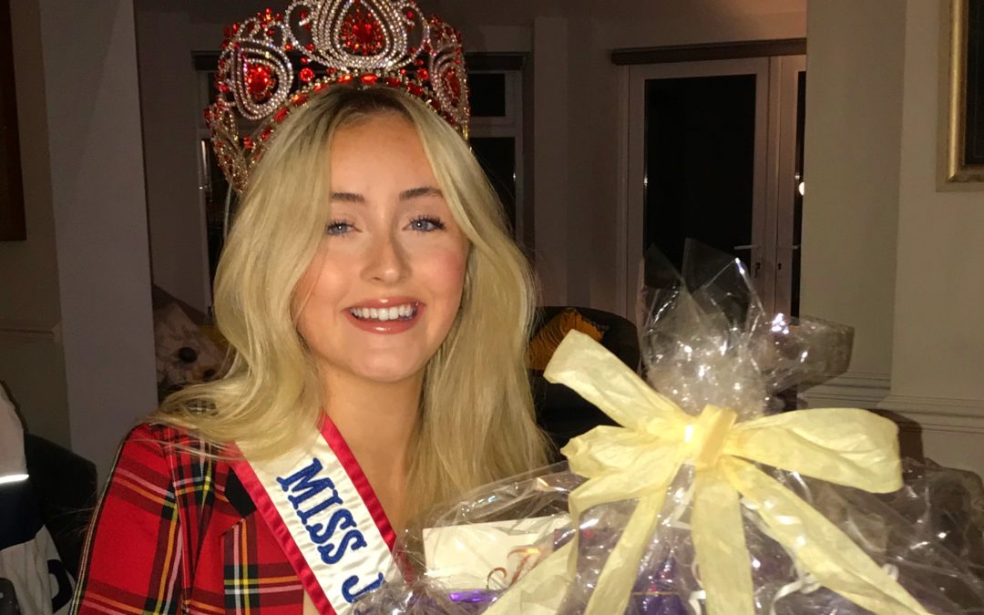 Miss Junior Teen Great Britain, Ellie Corcoran, raised £344 through her charity raffle!
