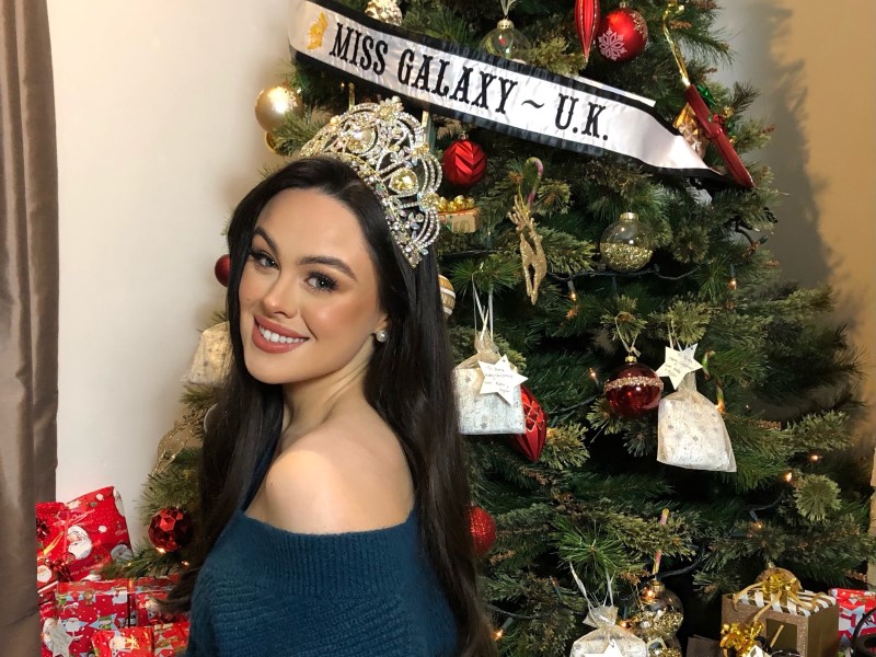 Miss Galaxy – UK, Olivia McPike, wishes you all the best for the New Year!