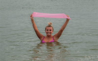 Miss Teen Pageant Girl West Sussex, Cerys, raised over £200 for charity through her ‘Dip In The Ocean’!