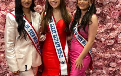 Our reigning Miss Teen Great Britain Queens supporting other pageants! Girls supporting girls!