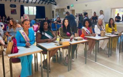 Our reigning Miss Pageant Girl UK Judging A Charity Pageant!